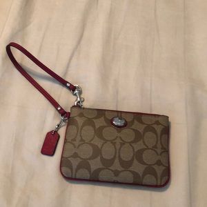 Cute Coach Wristlet